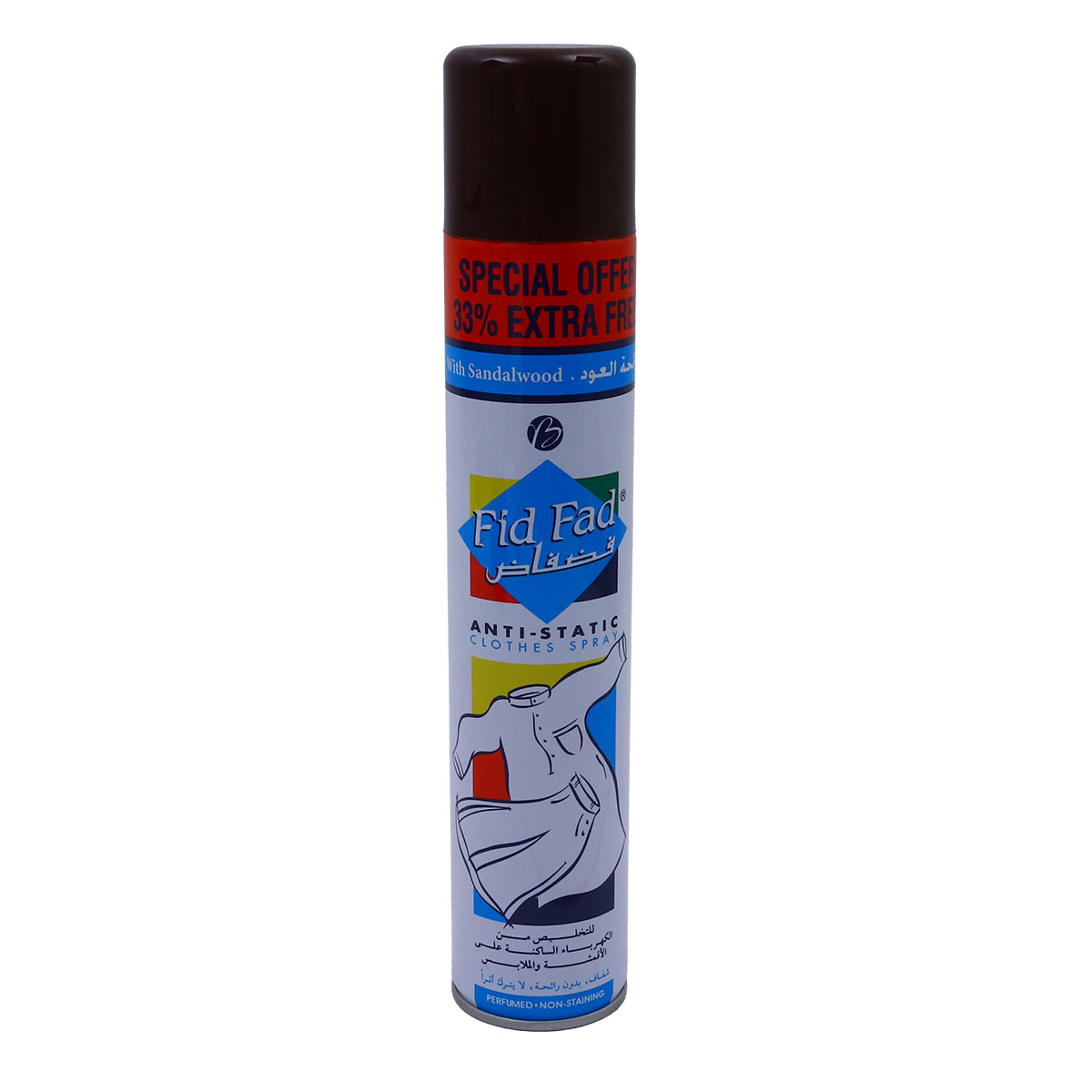 Fid Fad Anti Static Clothes Spray With Sandalwood 300ml