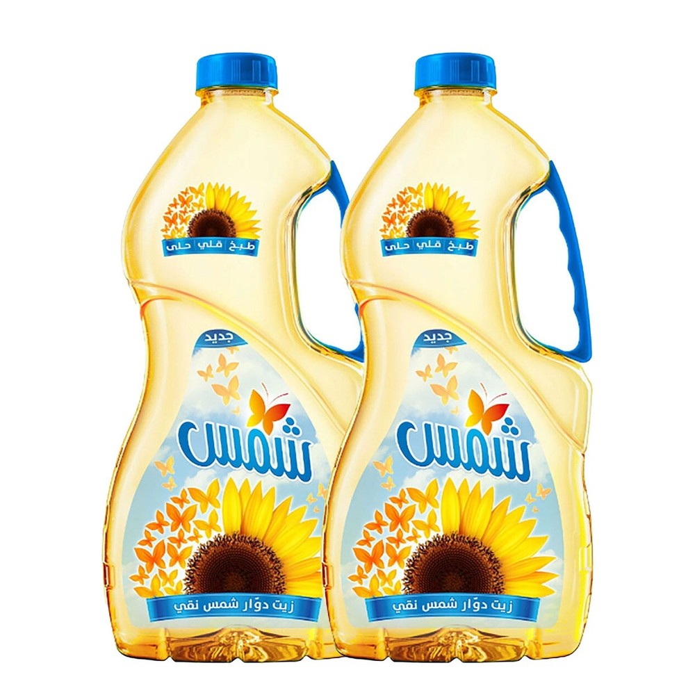 زيت دوار الشمس شمس 2 × 1.5 لتر