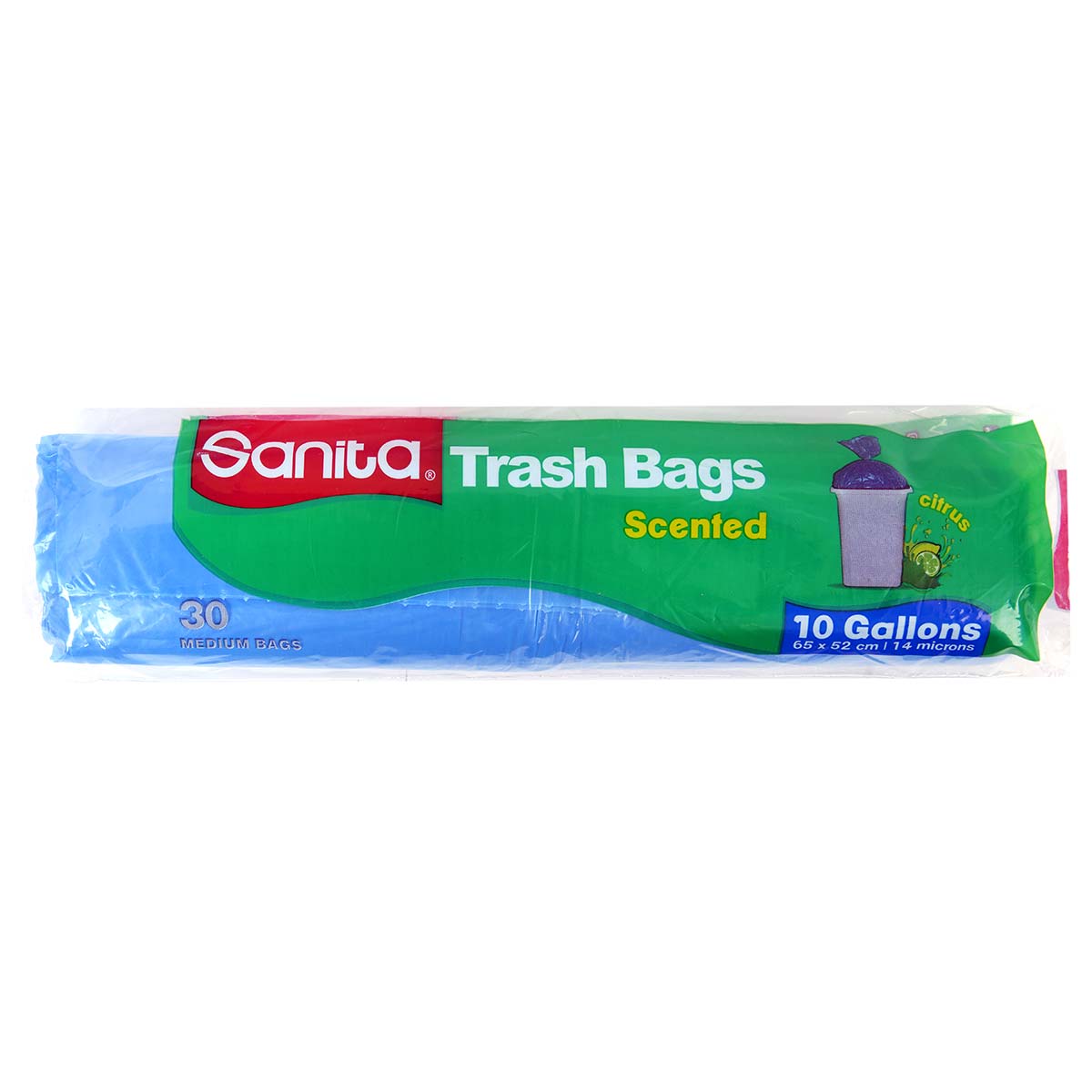 Sanita Trash Bag 10gal 30s