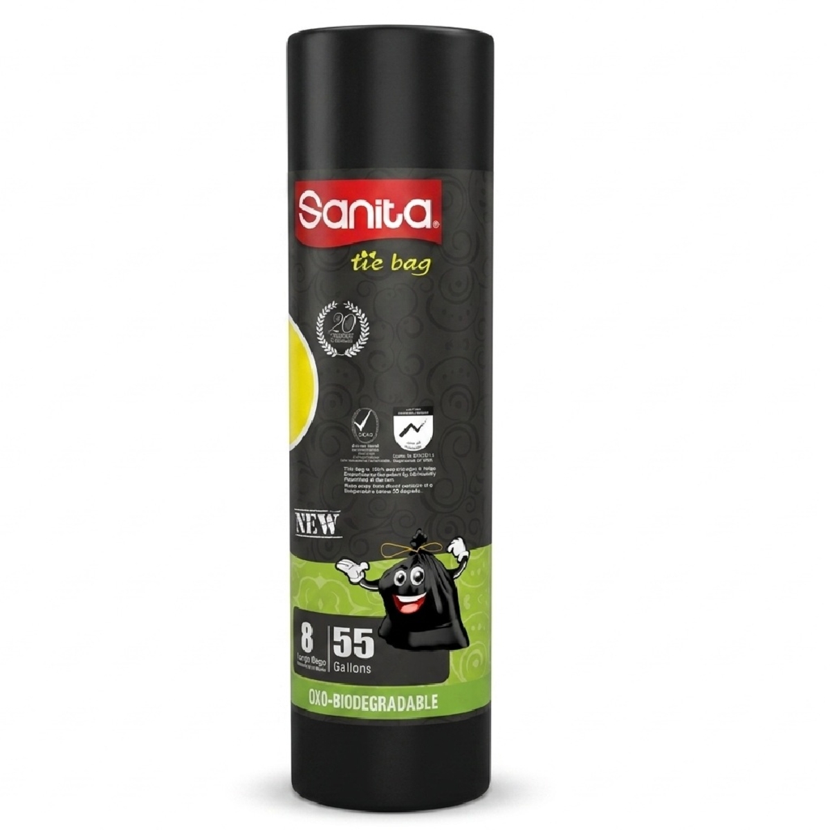Sanita Tie Trash Bag Oxo-Biodegradable