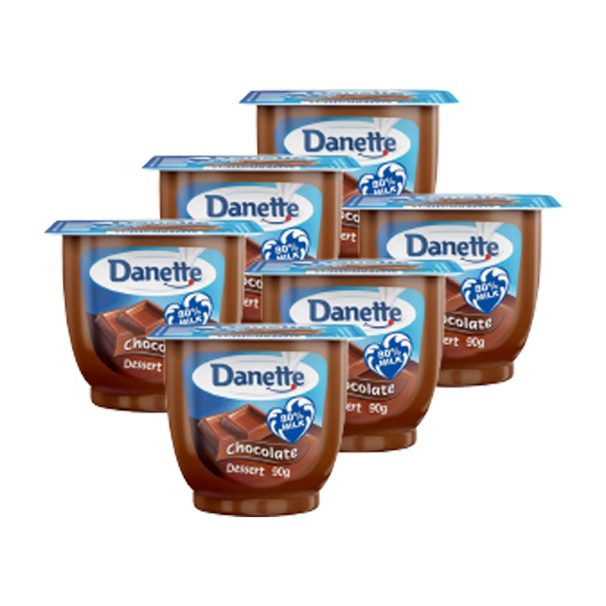 Danette Chocolate Dessert 6x90g