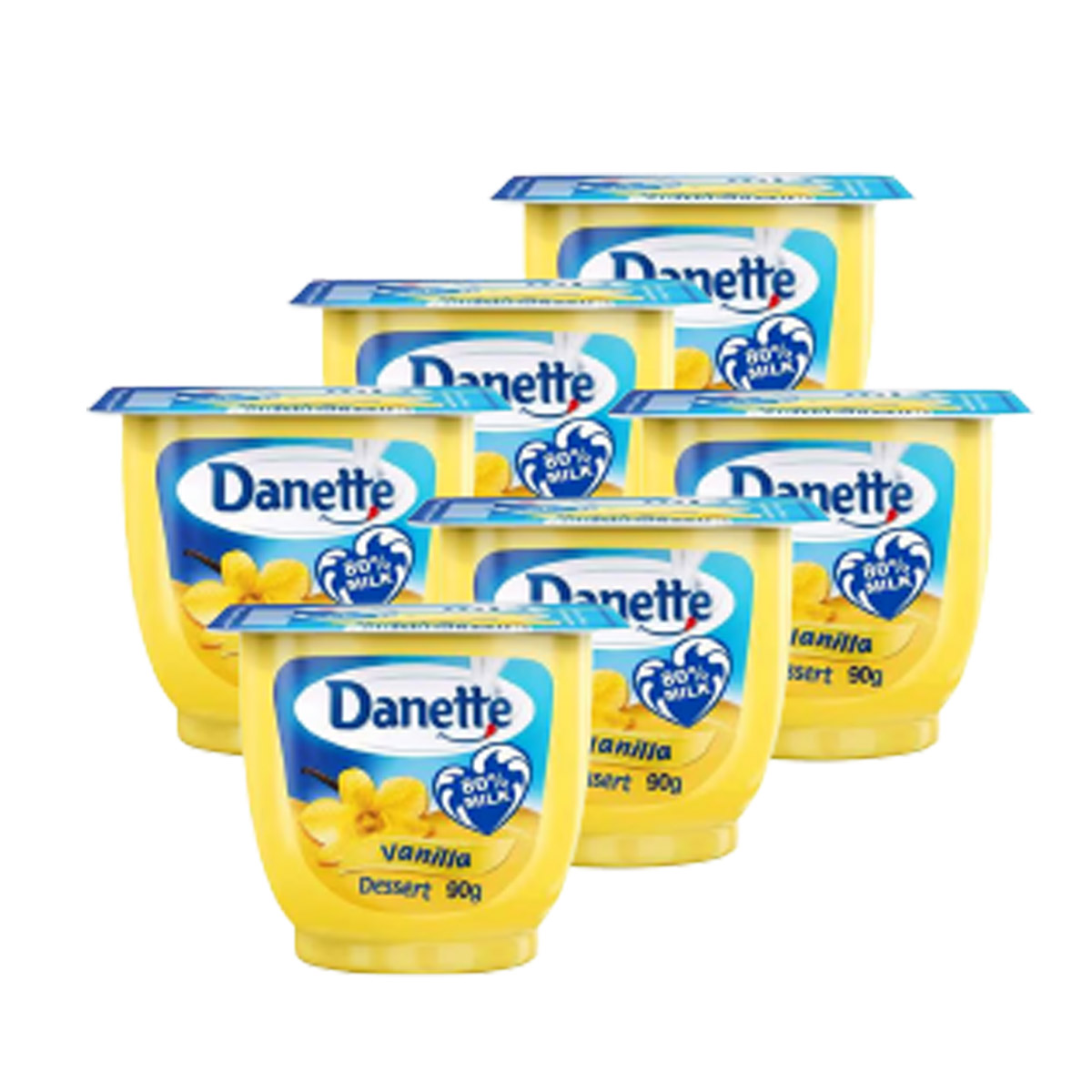 Danette Vanilla Dessert 6x90g