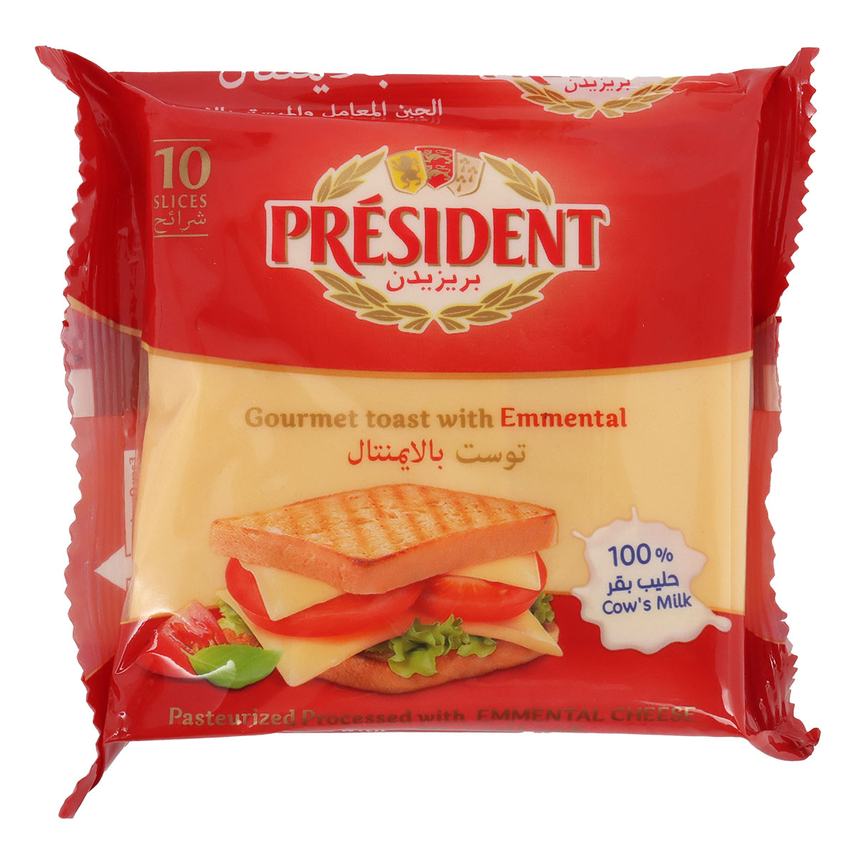 President Pasteurized Processed Emmental Cheese