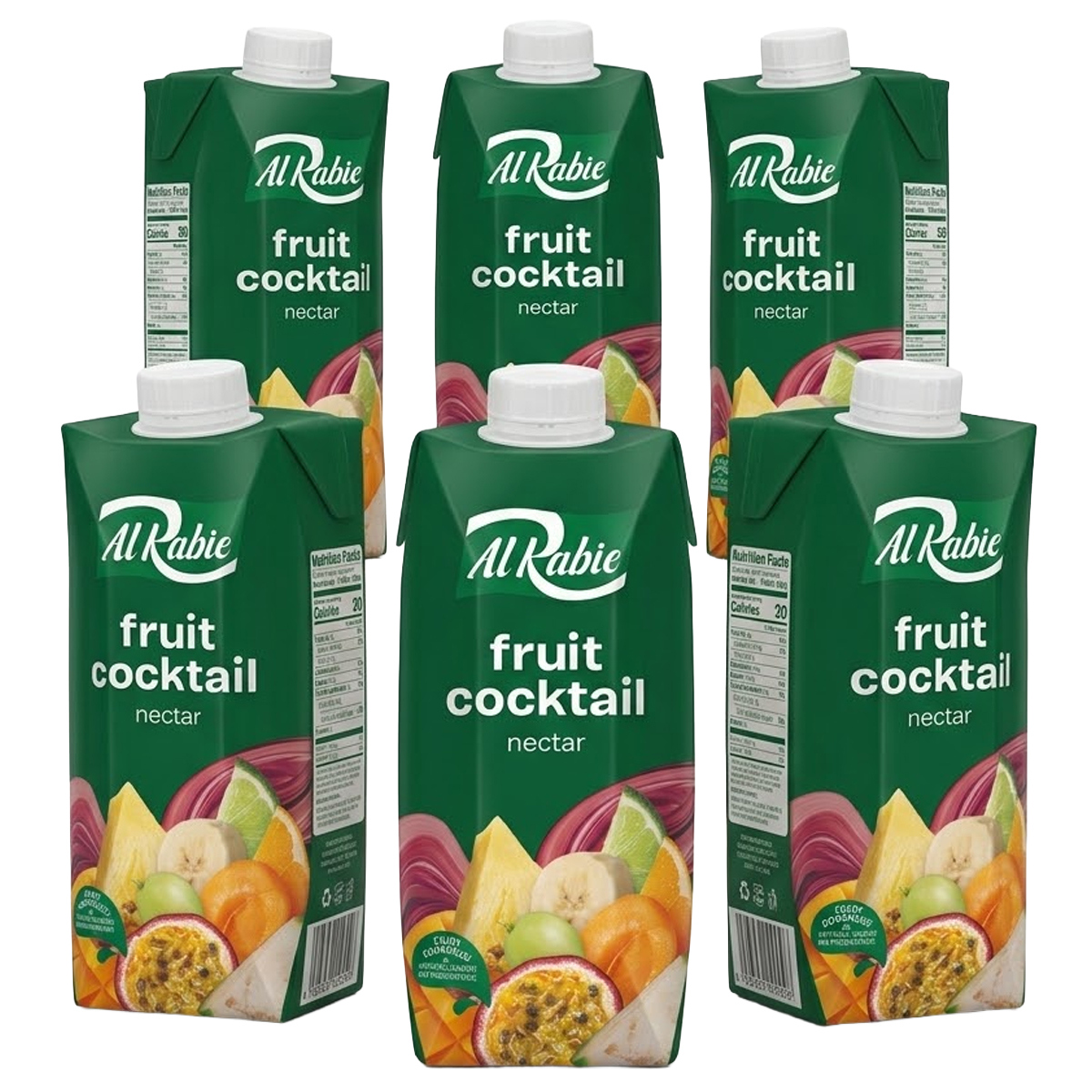 Al Rabie Fruit Cocktail Nectar 6x330ml