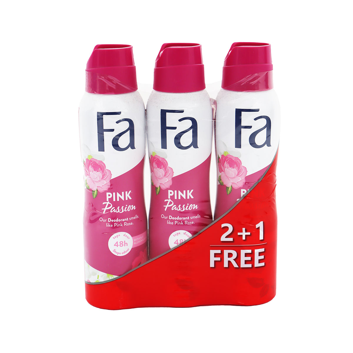 Fa Deoderant Spray Pink Passion 2x150Ml & 1 Free