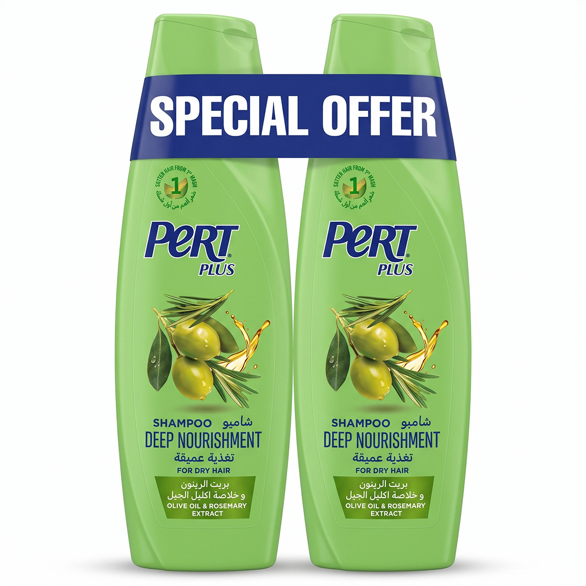 Pert Plus Deep Nourishment Shampoo 2 x 400ml