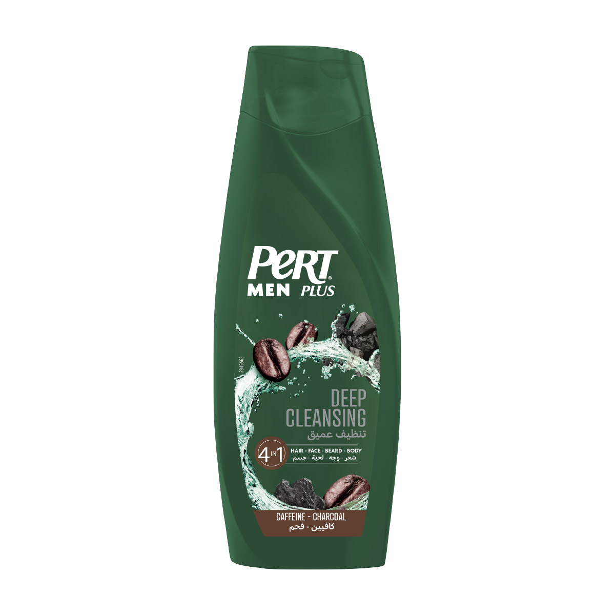 Pert Men Plus 4In1 Deep Cleansing Shampoo With Caffeine and Charcoal 360ml