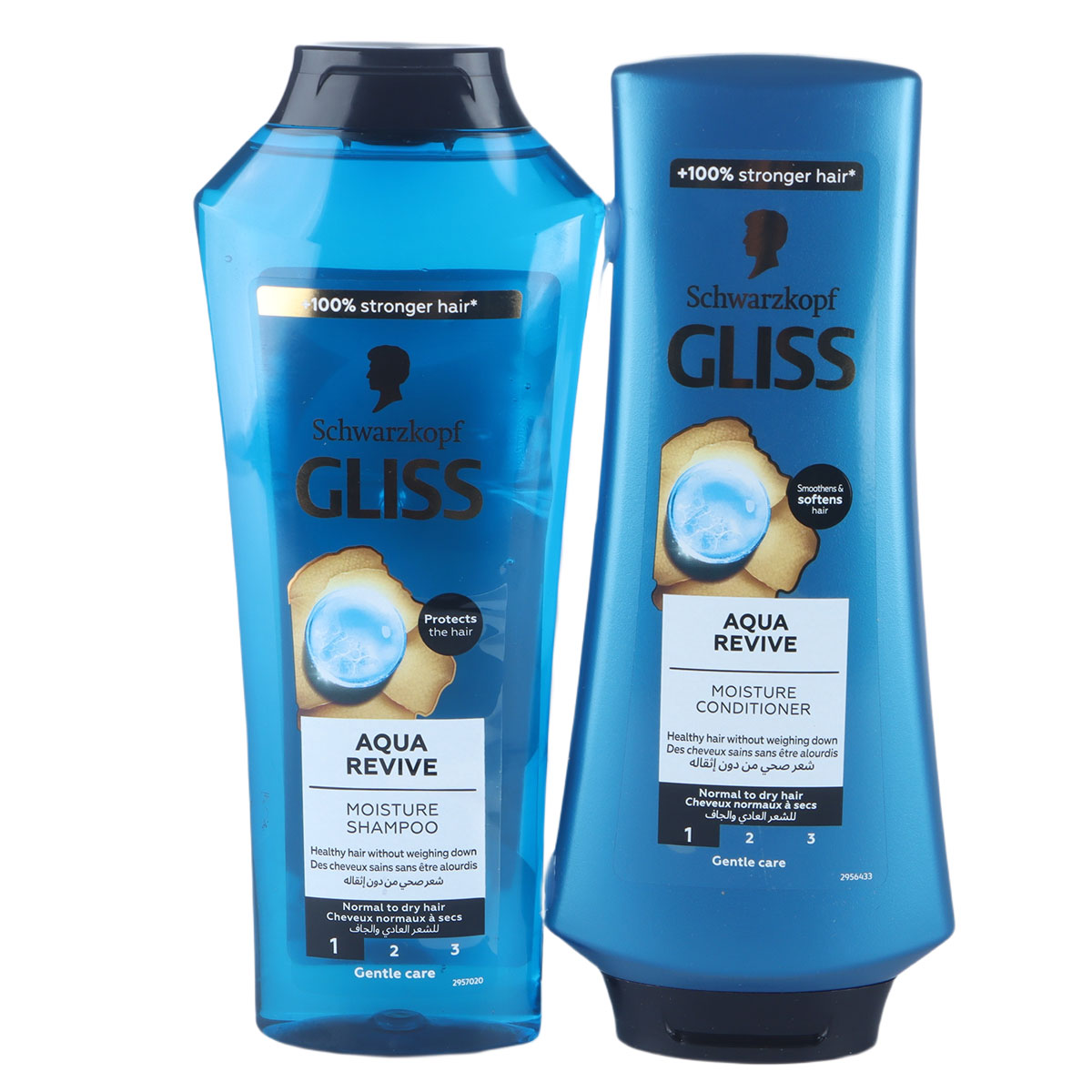 Schwarzkopf Gliss Shampoo 400ml & Conditoner 360ml Aqua Revive