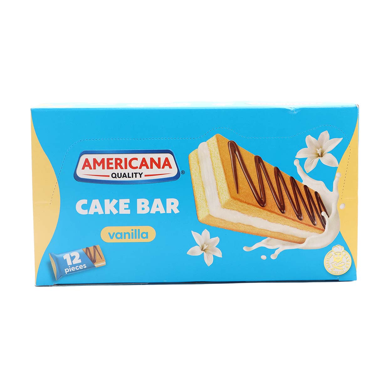 Americana Cake Bar Vanilla 12x20g