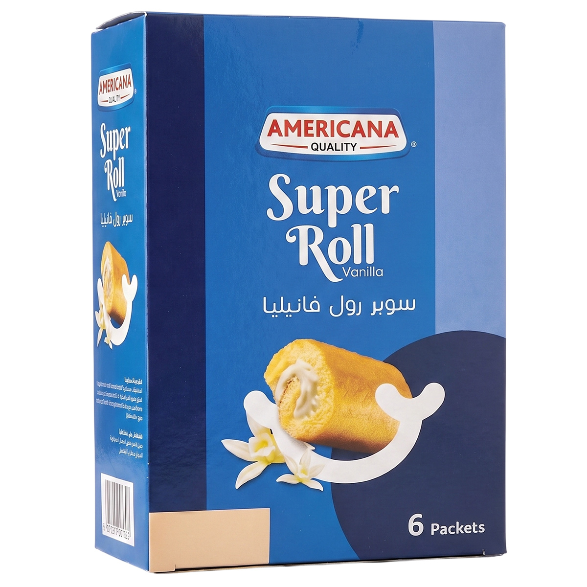 Americana Super Roll Vanilla 6x60g