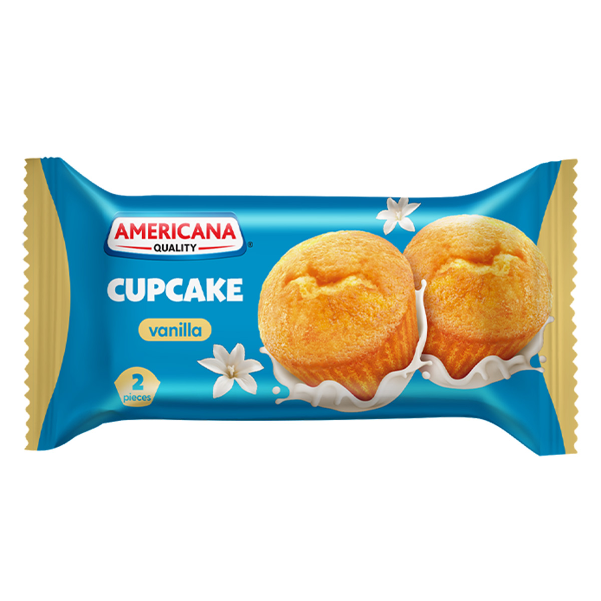 Americana Cupcake Vanilla 2 Pieces 55g