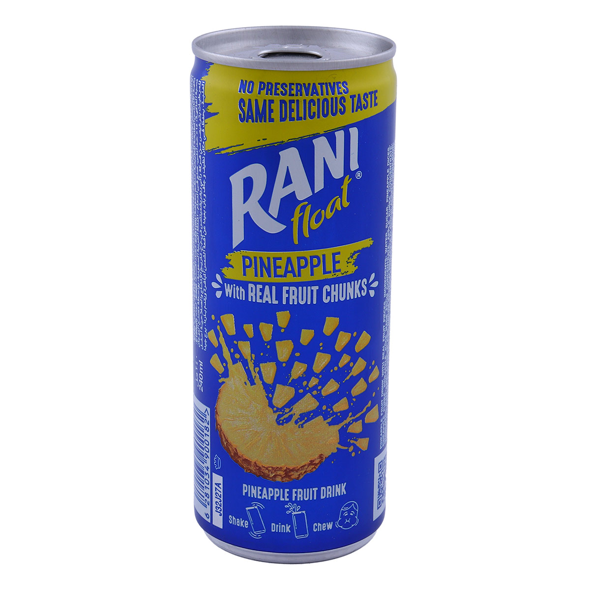 Rani Float Pineapple Drink With Real Fruit Chunks 240ml