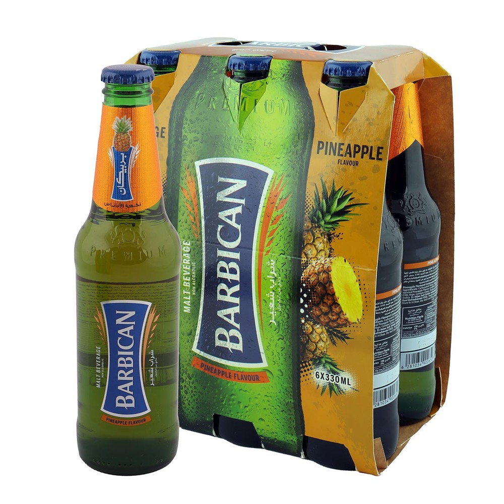 Barbican Pineapple Flavoured Malt Beverage 6X330ml