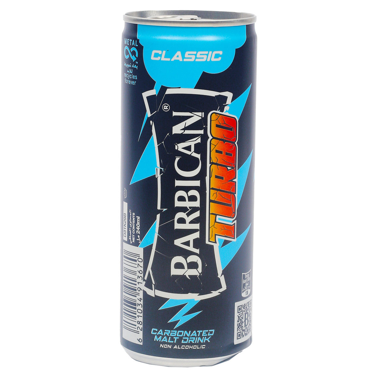 Barbican Turbo Classic Carbonate Malt Drink 240ml