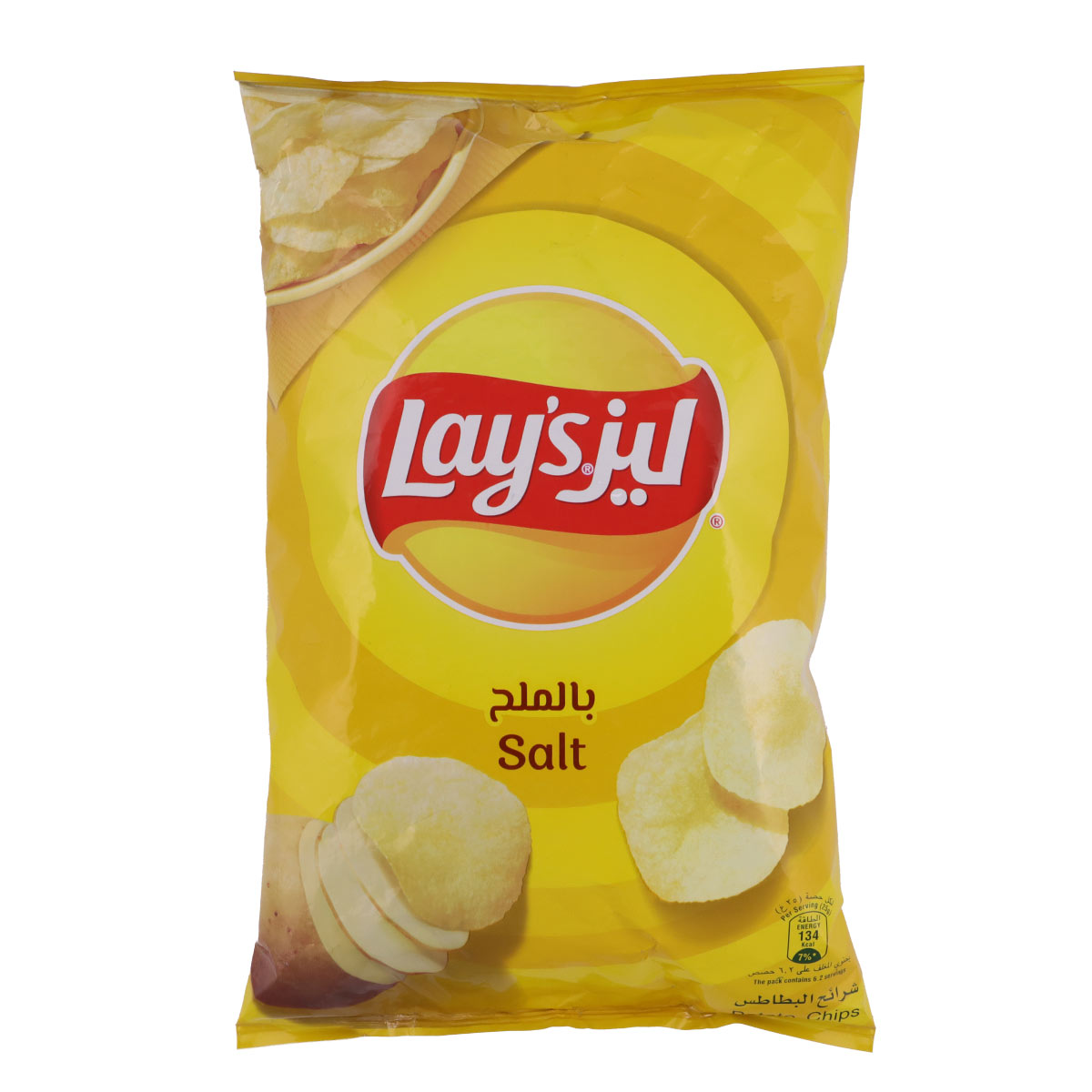 رقائق البطاطس بالملح من ليز 155 جرام