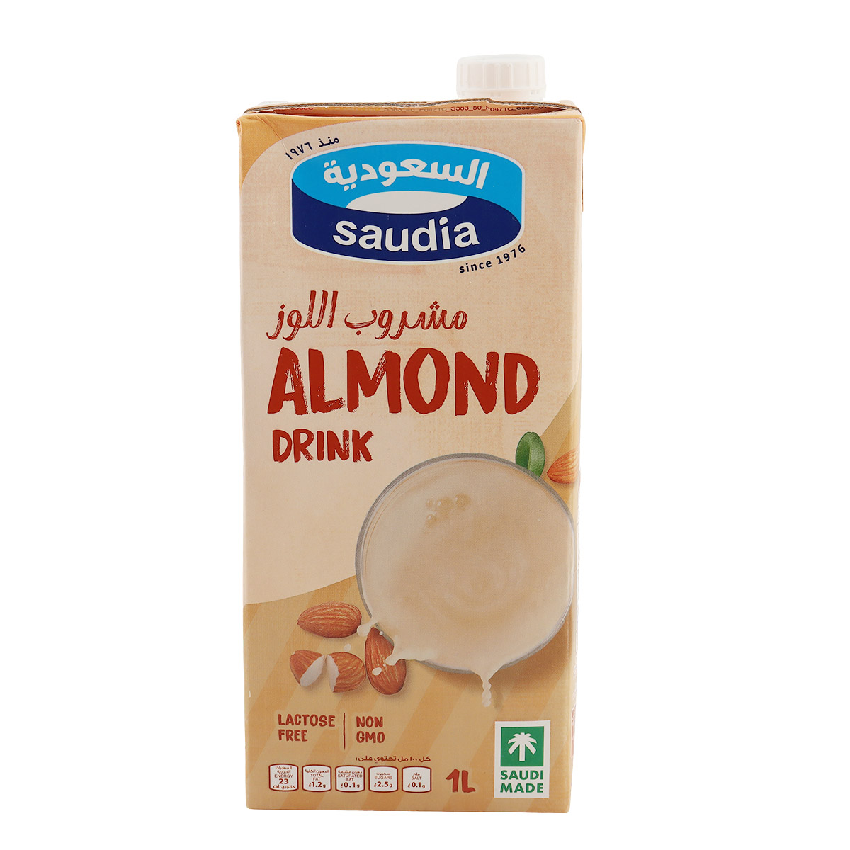 Saudia Plant Based Almond Drink 1L
