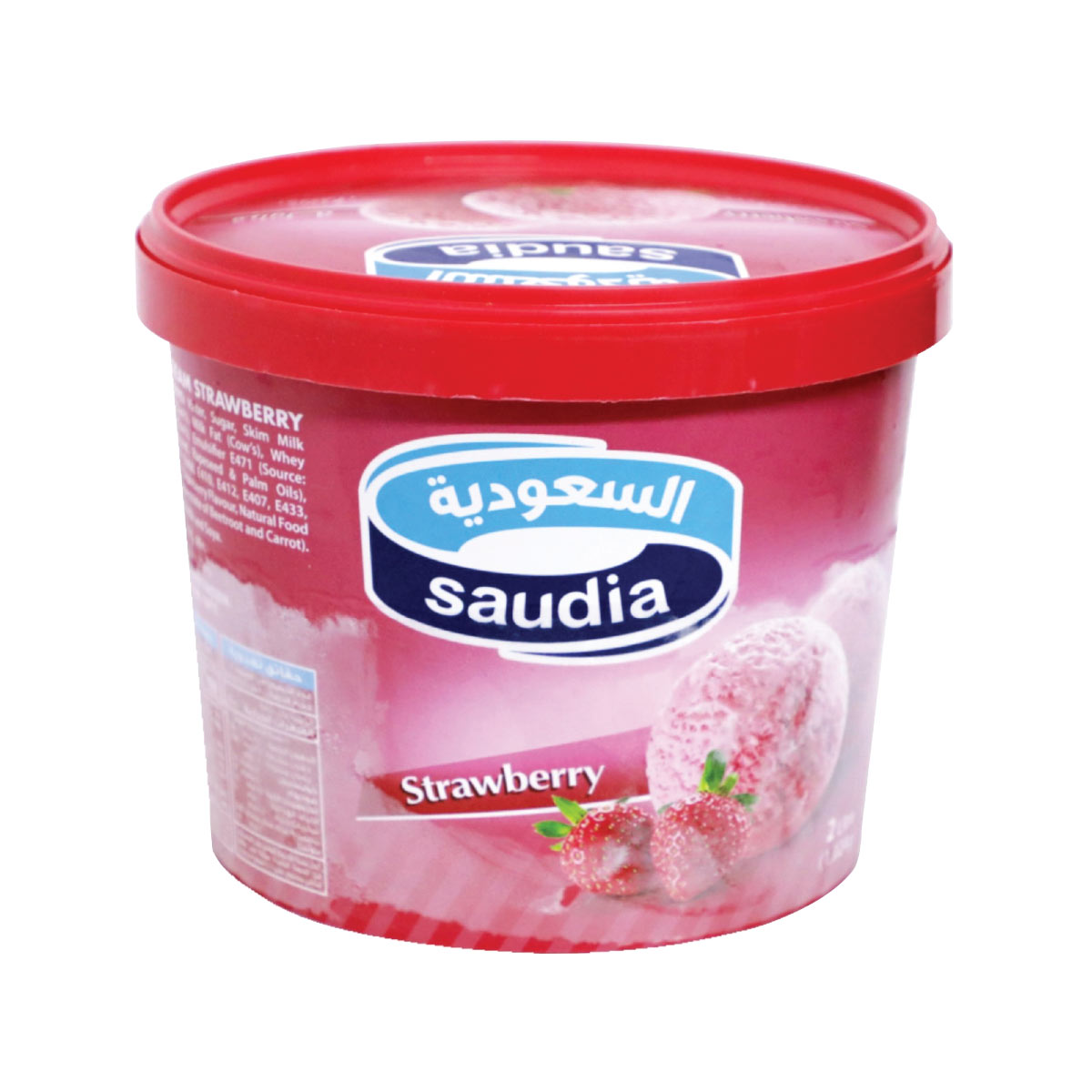 Saudia Ice Cream Tub Tub StrawBerry 2L
