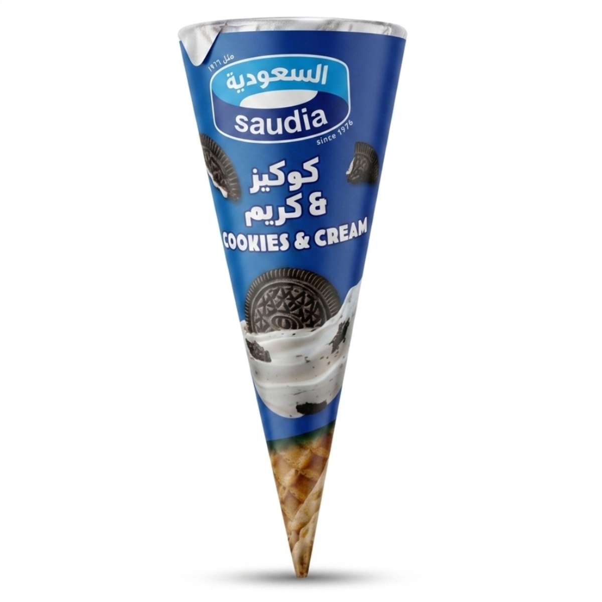 Saudia Cookies & Cream Ice Cone 115ml