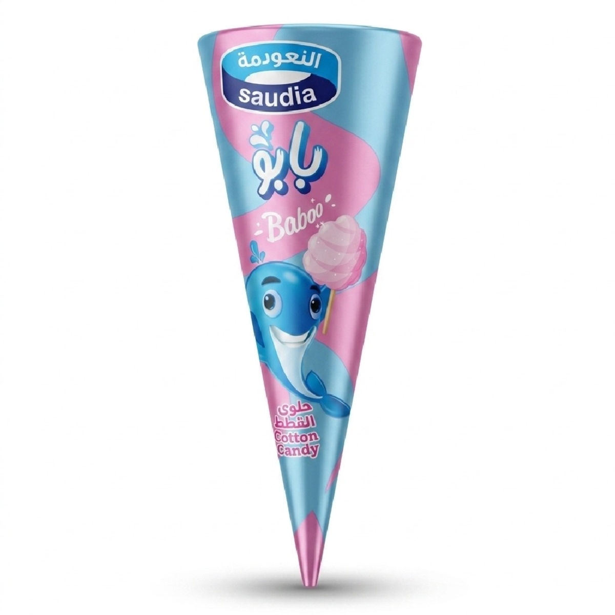Saudia Baboo Cotton Candy Ice Cream 110ml