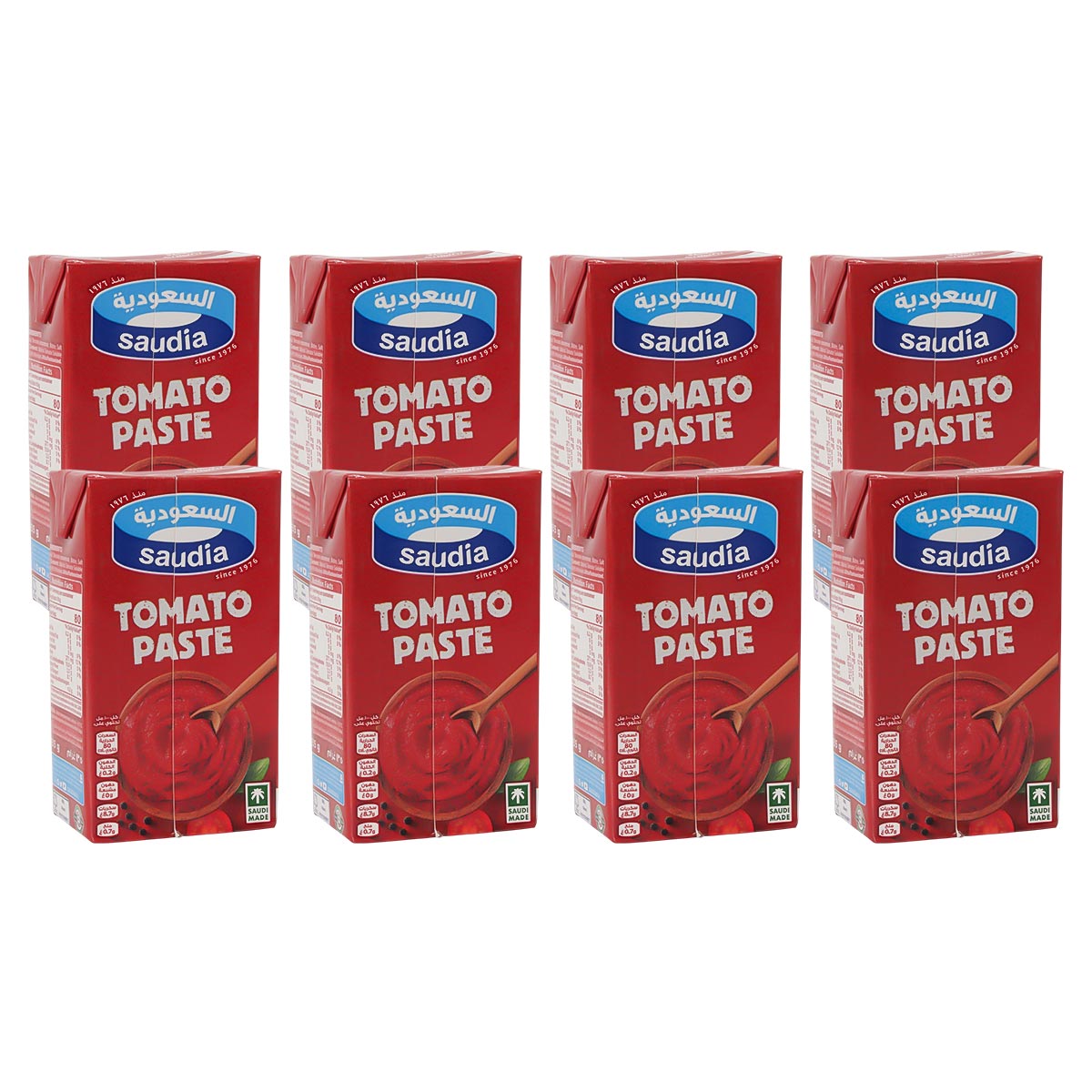 Saudia Tomato Paste 8x135g