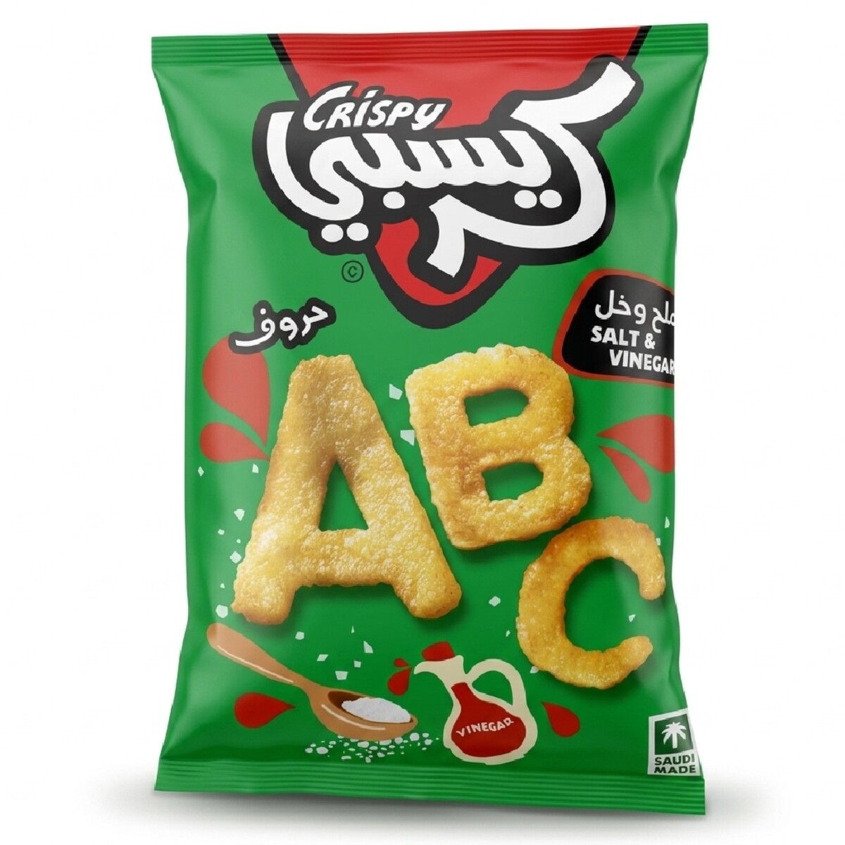 Crispy ABC Salt & Vinegar Snacks 80g