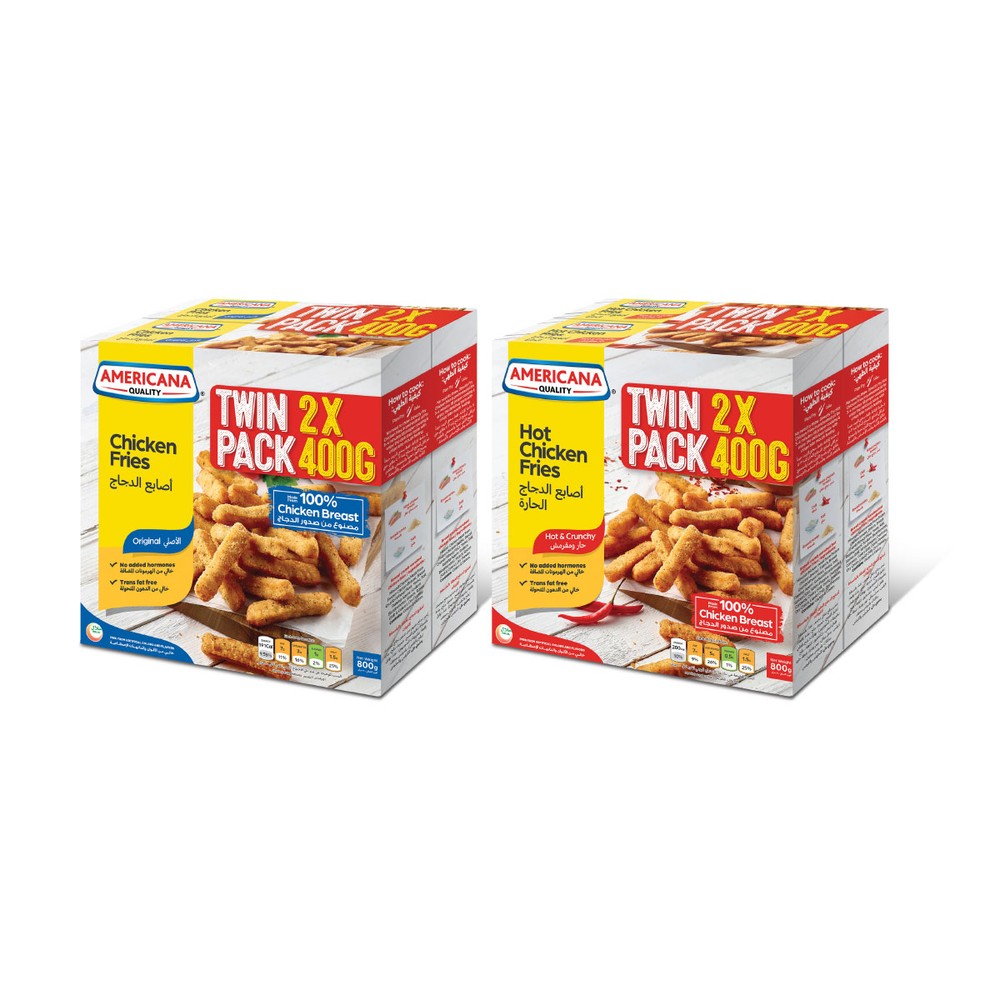 Americana Twin Pack Chicken Fries 2x400g