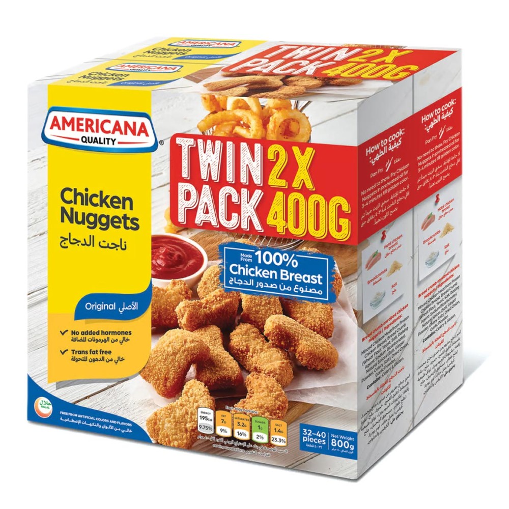 Americana Quality Chicken Nuggets 2x400g