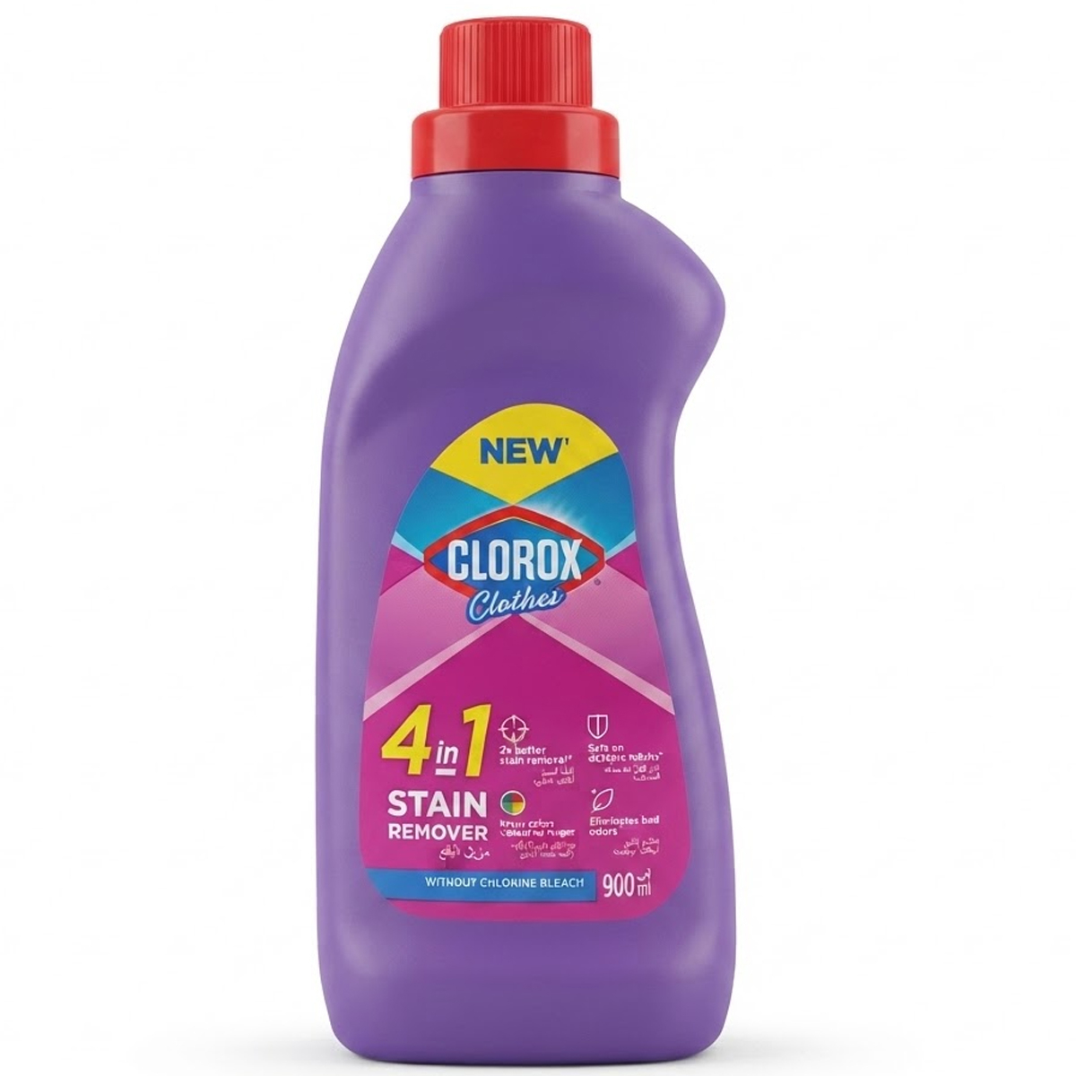 Clorox 4 In 1 Stain Remover Color Booster 900ml