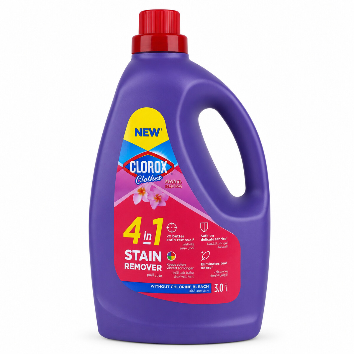 Clorox Clothes Stain Remover Floral 4 in 1 3L
