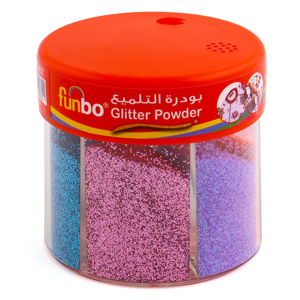 مسحوق لامع 6 ألوان نيون مختلفة