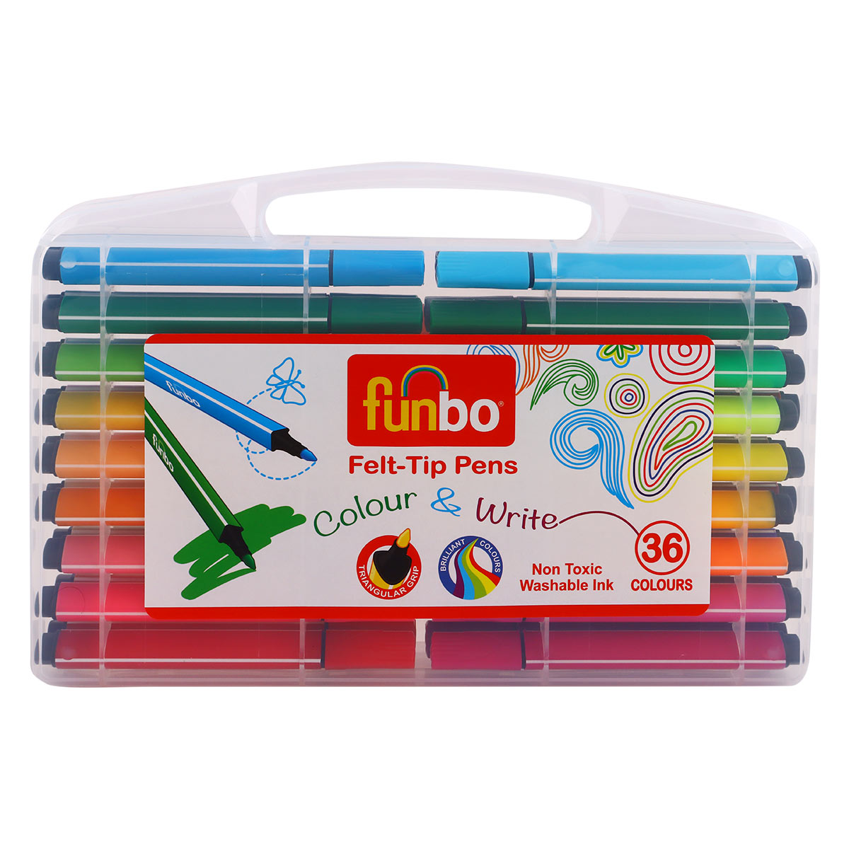 Funbo Felt Tip Pen Set Assorted