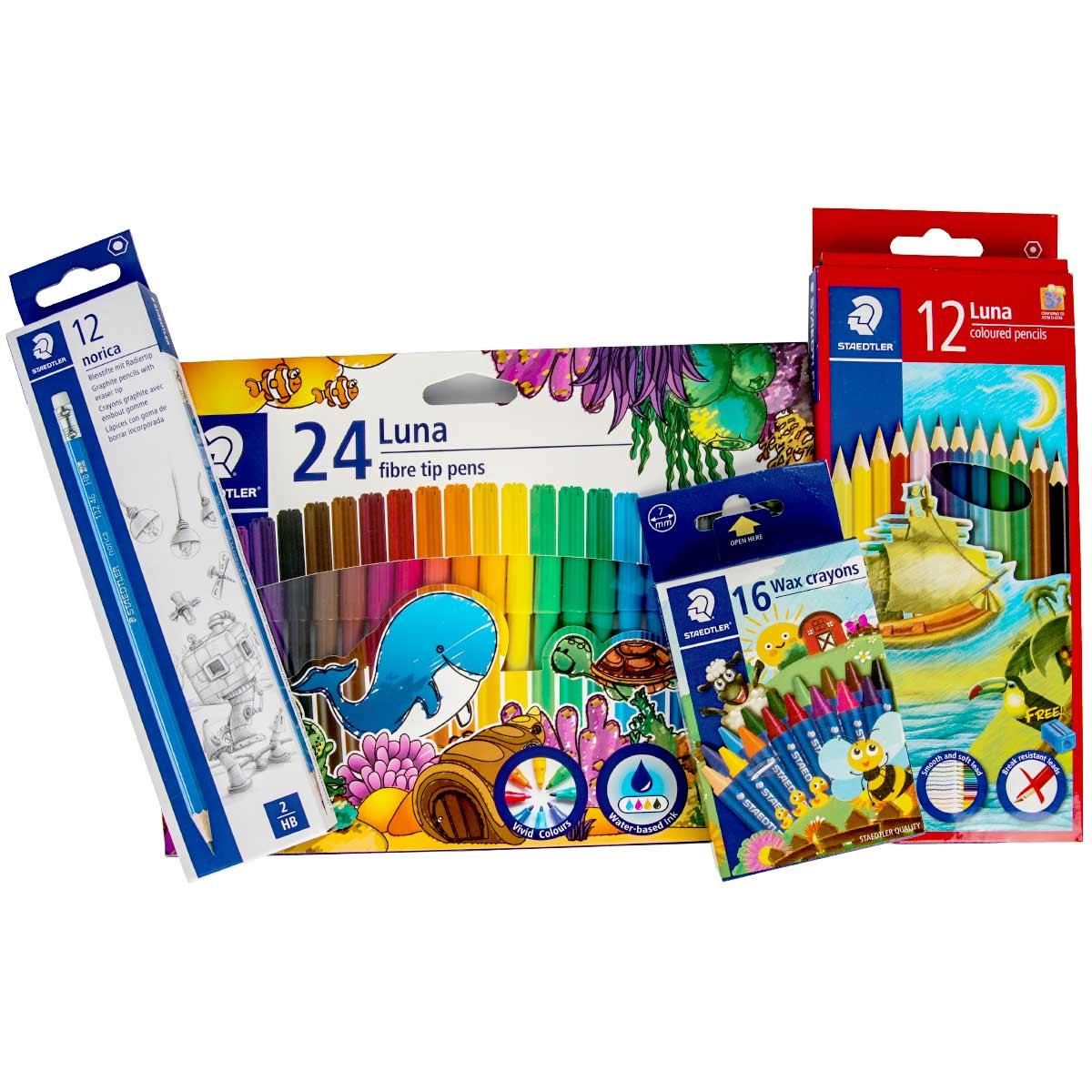 Luna Pencil & Colours Set