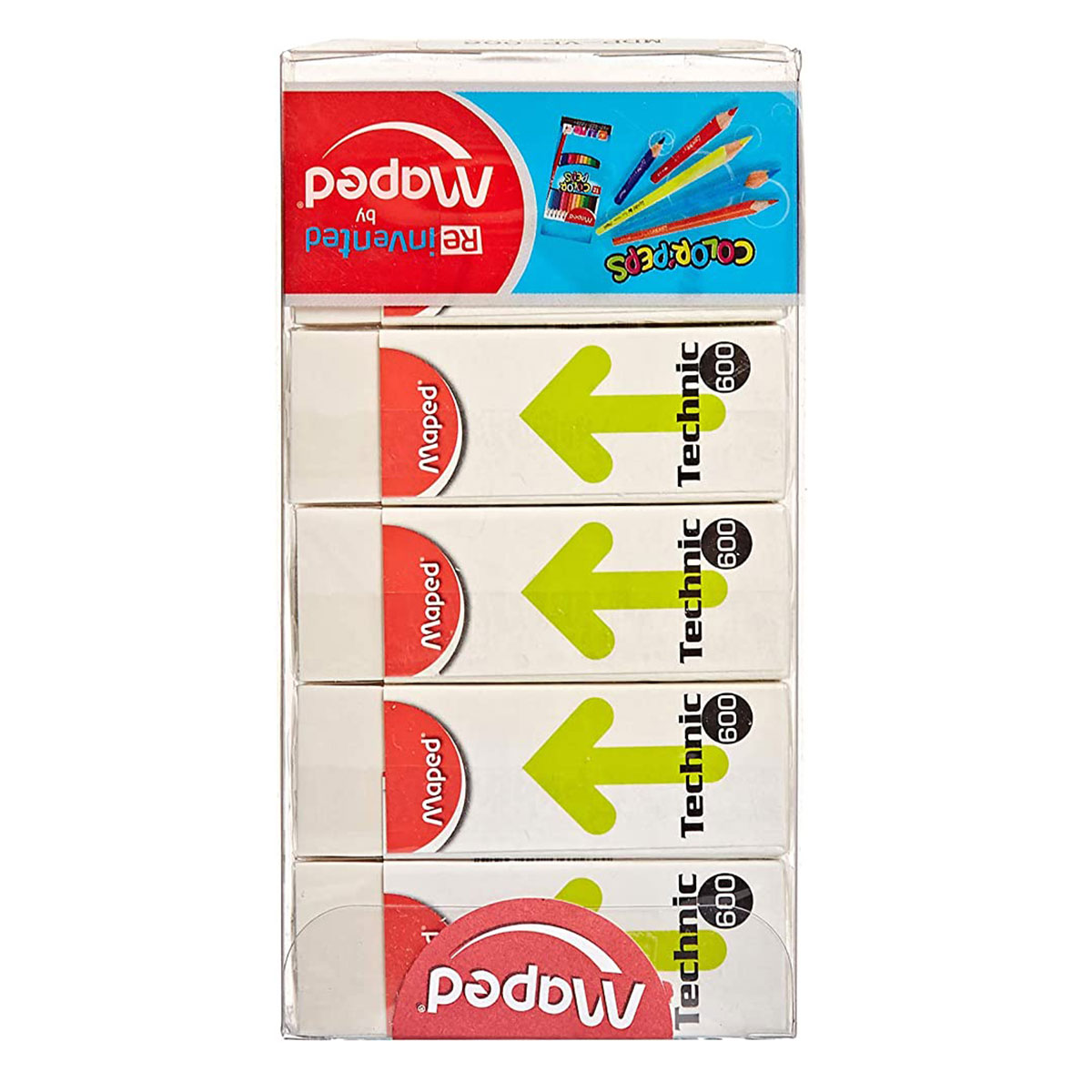 Maped Eraser Technic 600 10 Pieces Pack