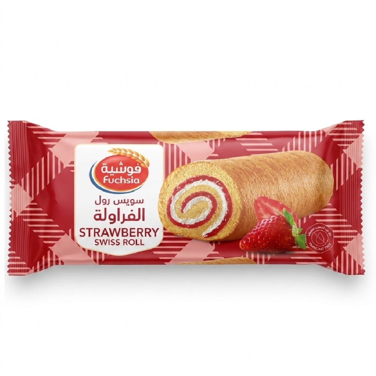 Strawberry Swiss Roll Fuchsia 60g