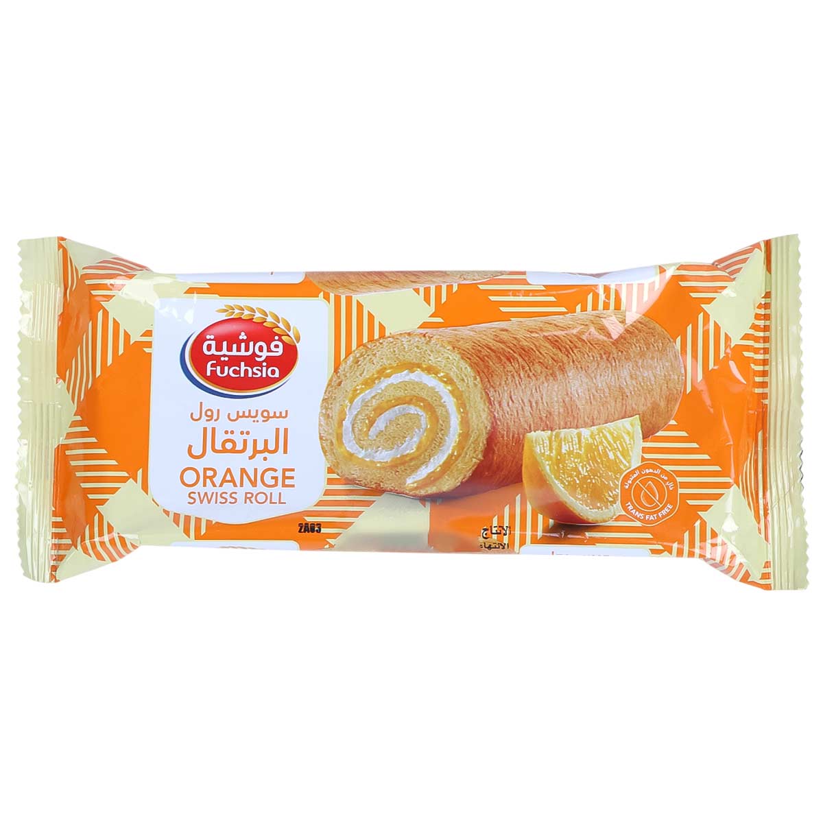 Fuchsia Swiss Roll Orange 60g