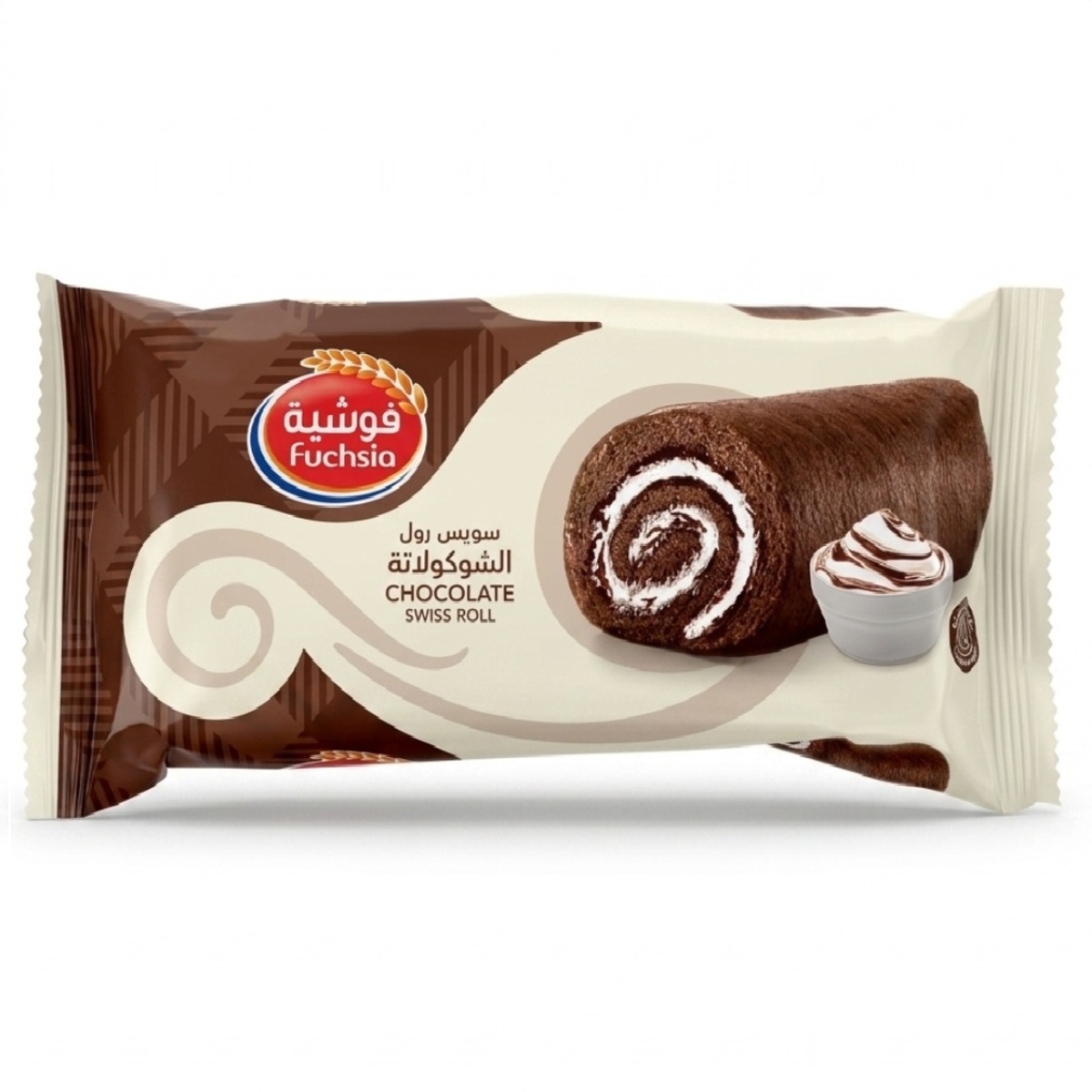 Chocolate Swiss Roll Fuchsia 60g