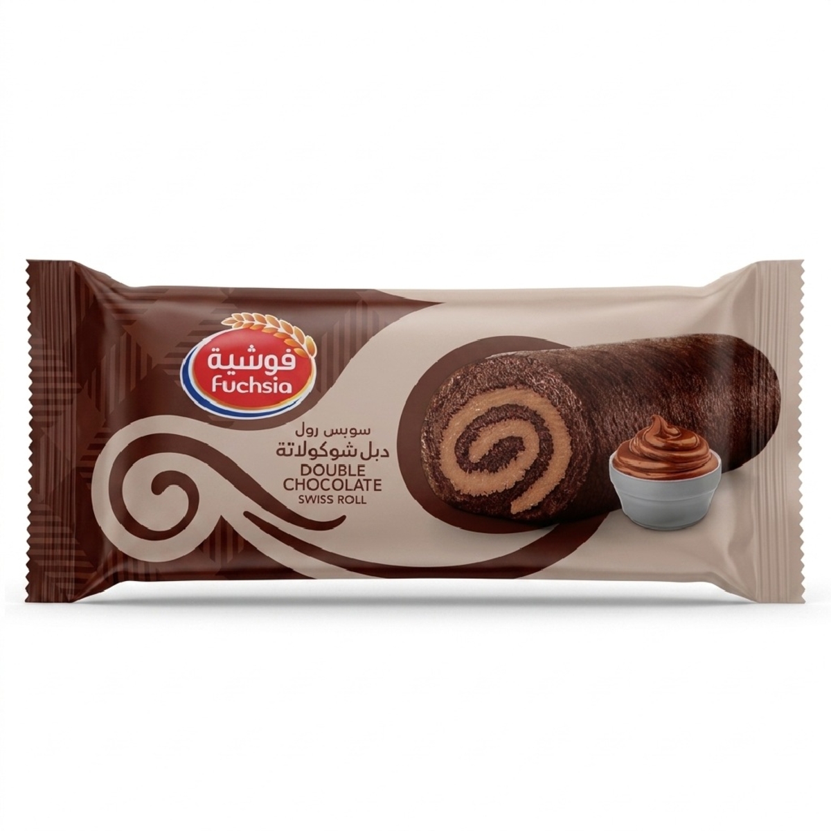 Double Chocolate Swiss Roll Fuchsia 60g