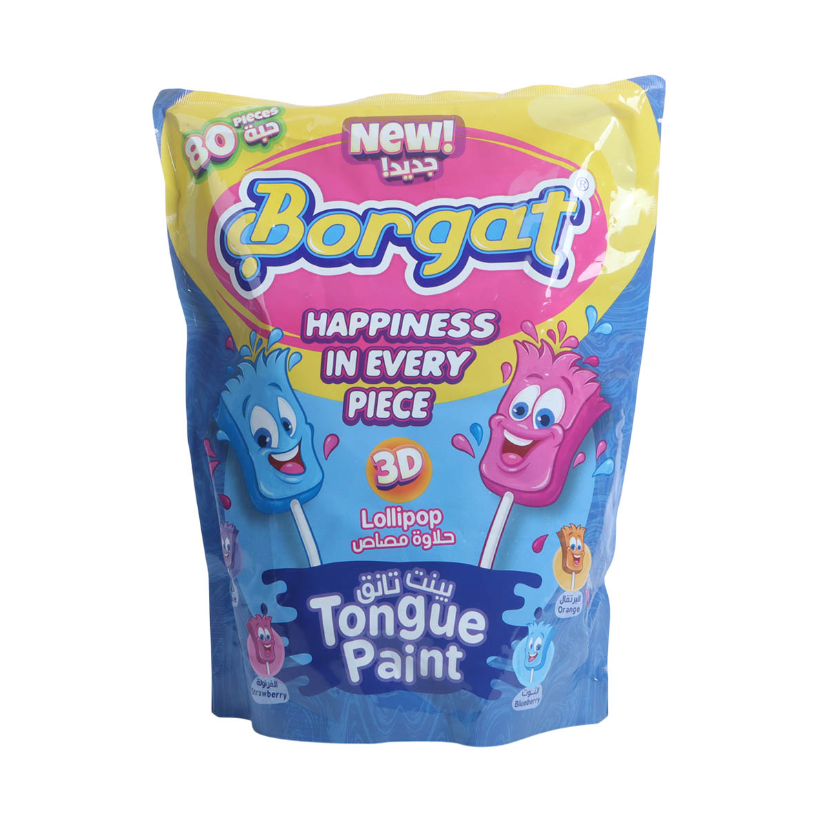New Borgat Tongue Paint 3D Lollipop 80x14g | الوجبات الخفيفة والحلوى | الحلوى والعلكة | مصاصات New Borgat Tongue Paint 3D Lollipop 80x14g | الوجبات الخفيفة والحلوى | الحلوى والعلكة | مصاصات
