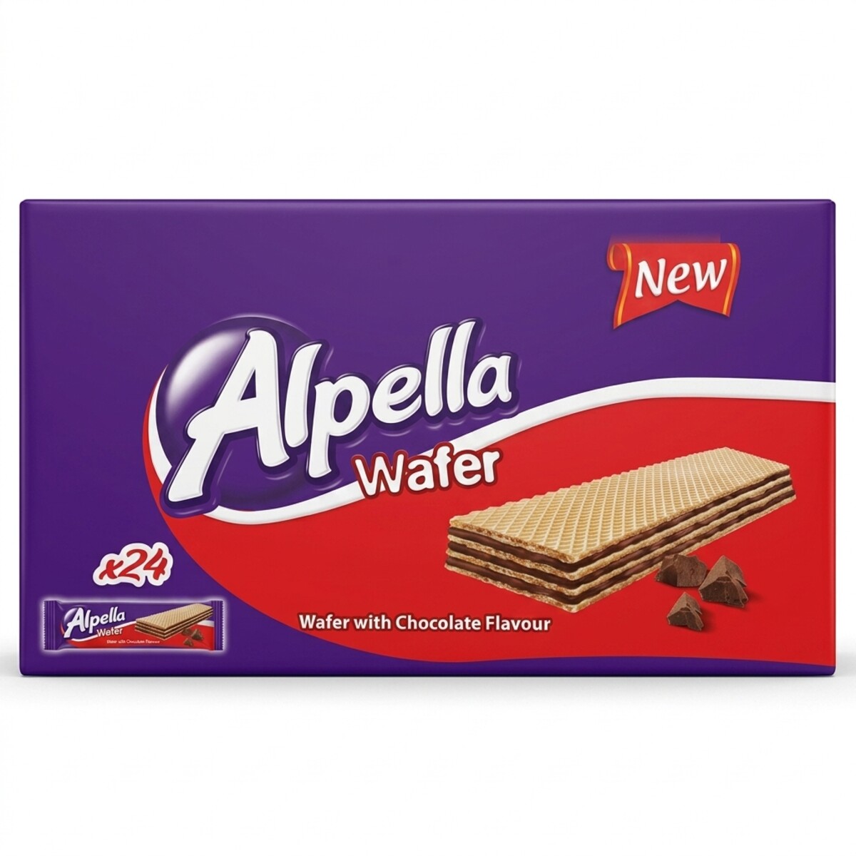 Alpella Wafer with Chocolate Flavour 24x17.6g