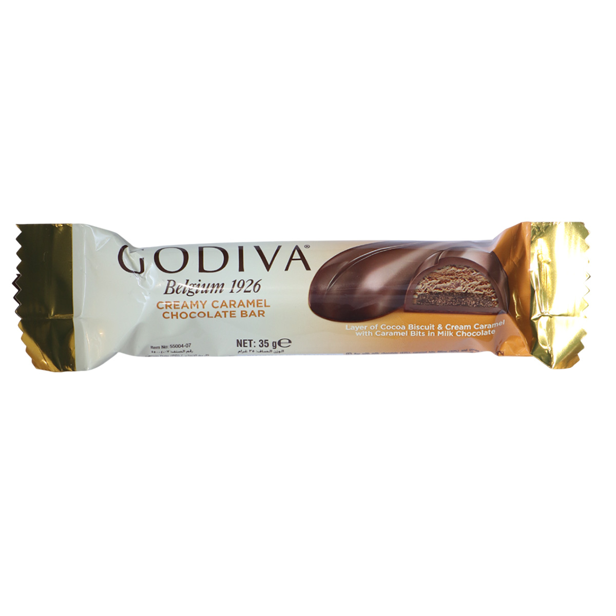 Godiva Creamy Caramel Chocolate Bar 35gm