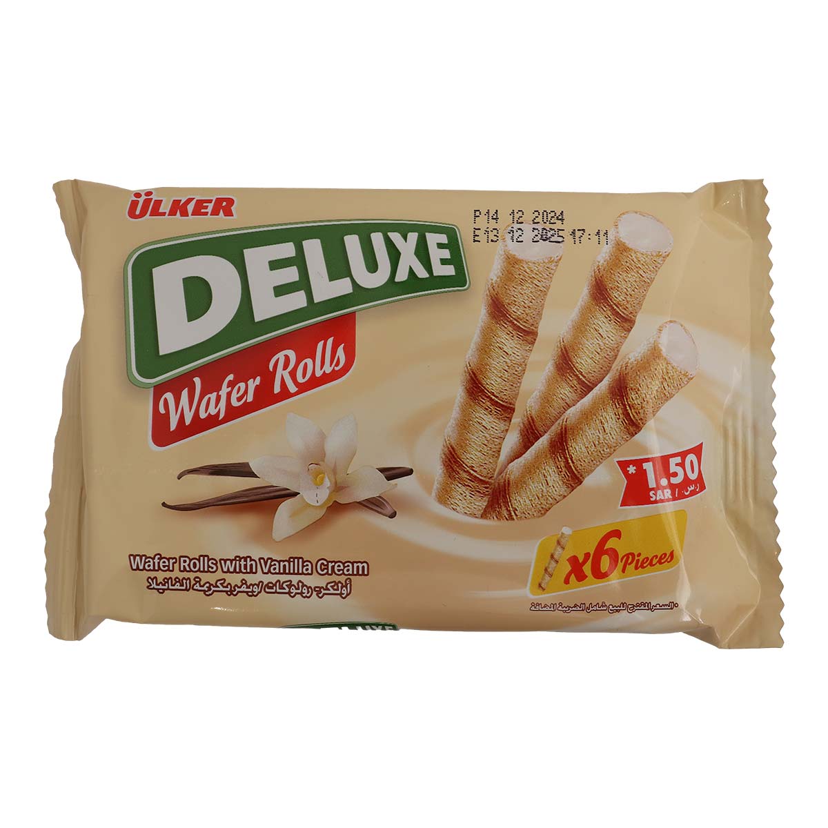Ulker Delxe Wafer Rol Vanl 24G