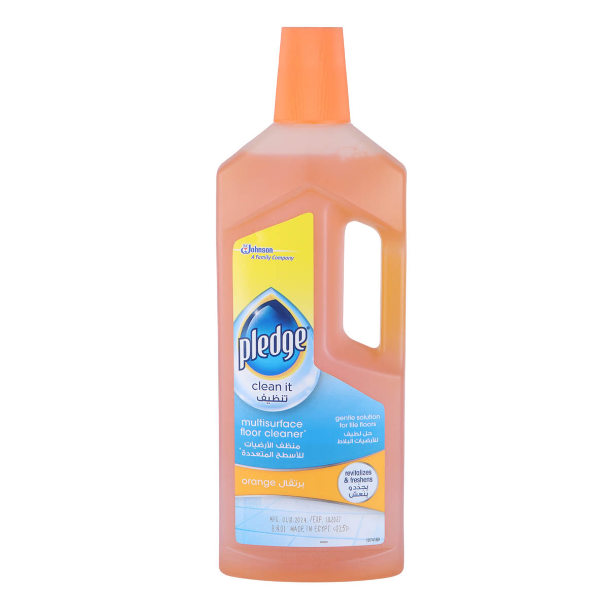 Pledge Orange Multi Surface Floor Cleaner 750ml