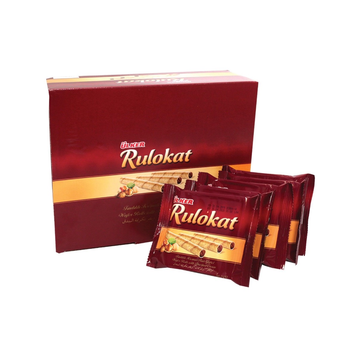Ulker Rukolat Hazelnut 24x24g | Snacks & Candy | Biscuits | Wafers Ulker Rukolat Hazelnut 24x24g | Snacks & Candy | Biscuits | Wafers