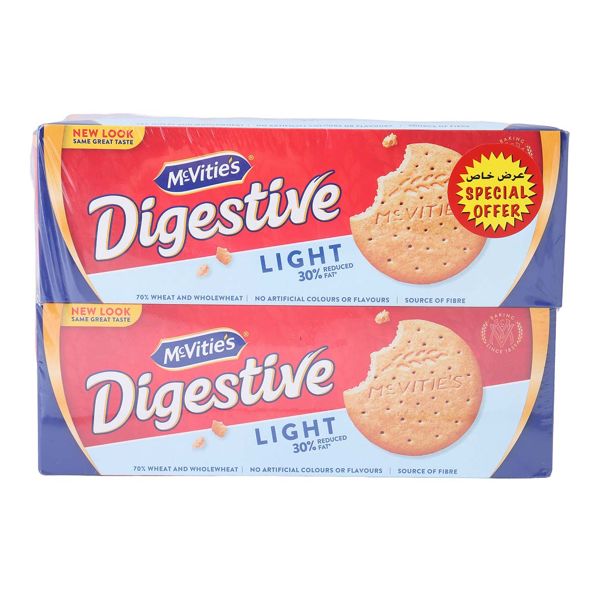 McVities Digestive Light 2x400g