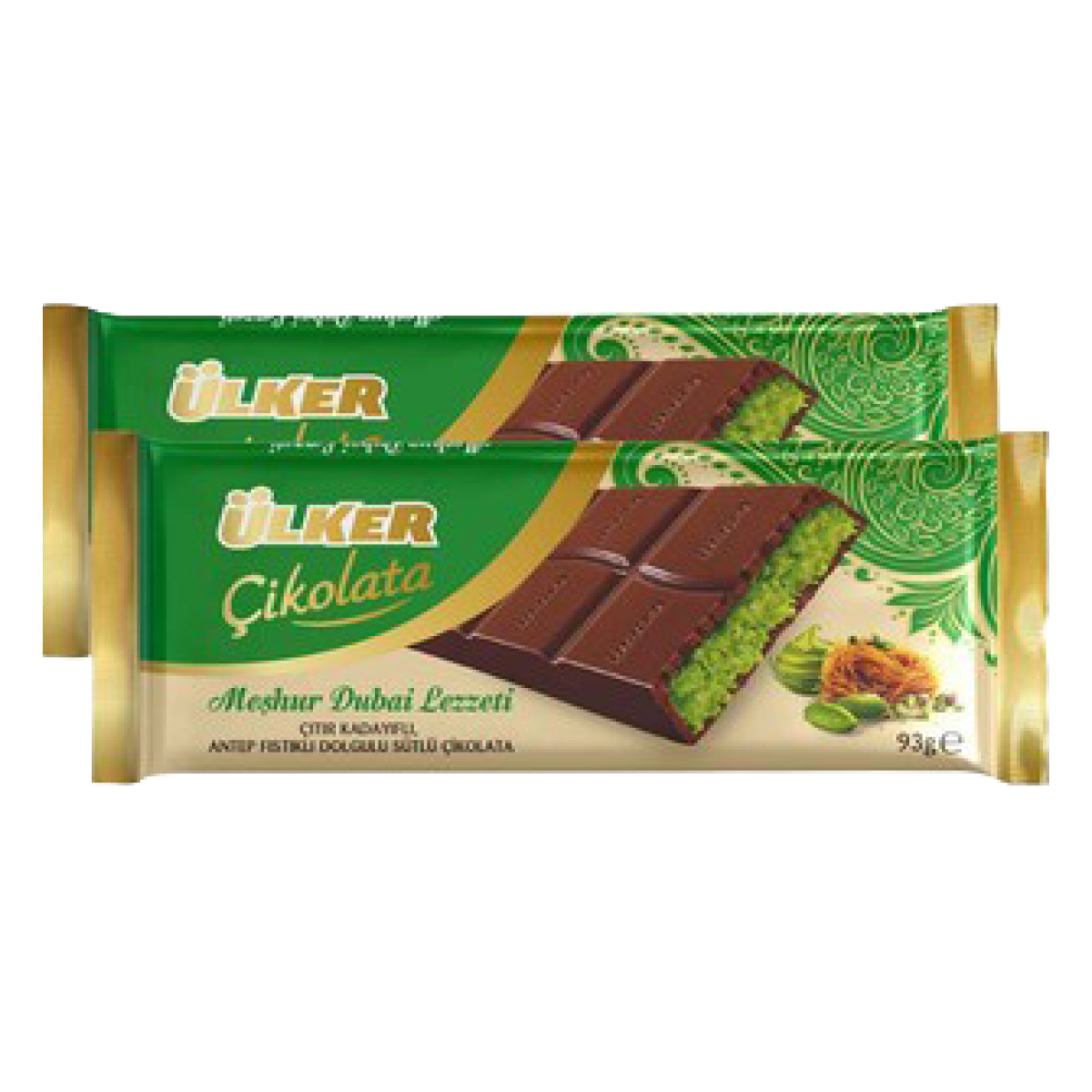 Ulker Pistachio Dubai Chocolate 2x93g
