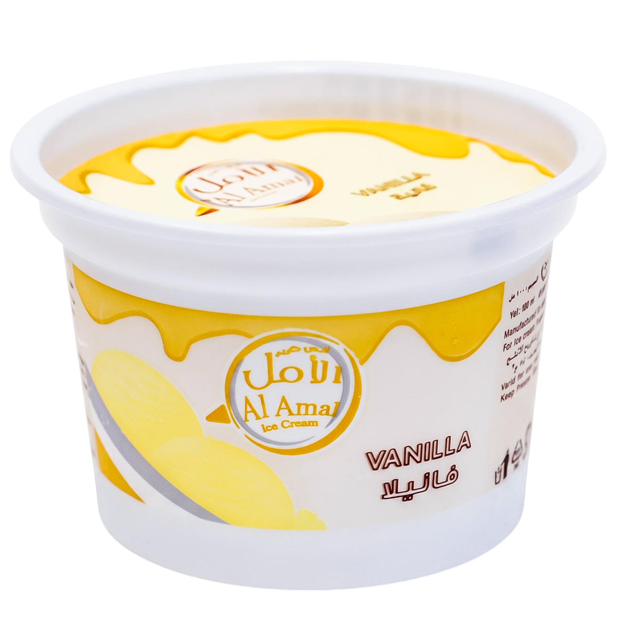 Al Amal Vanilla Ice-Cream Cup 100ml