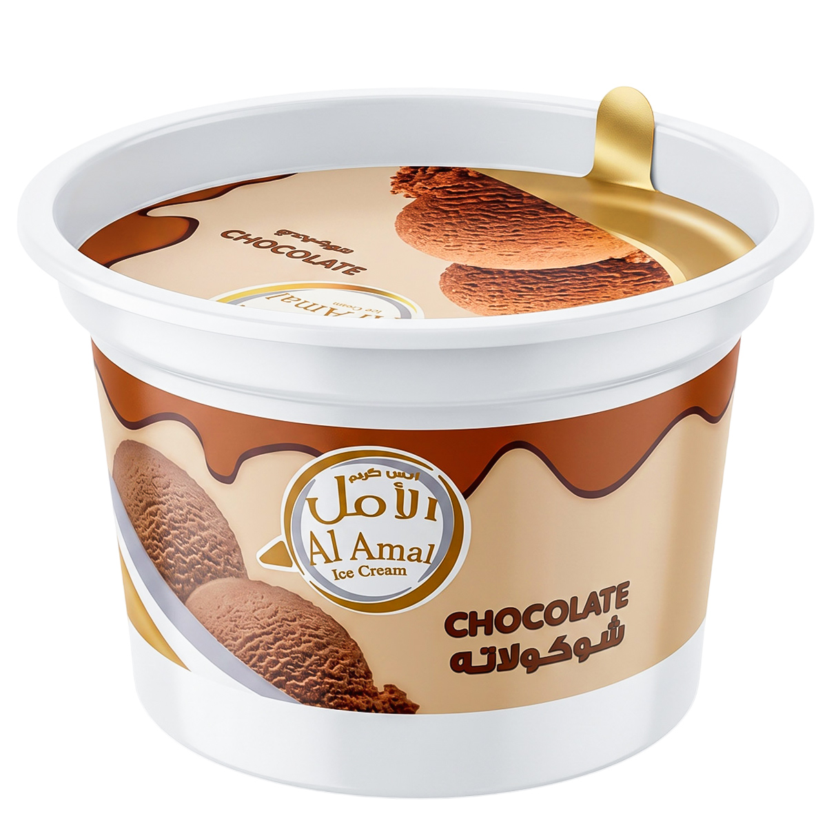 Al Amal Chocolate Ice-Cream Cup 100ml