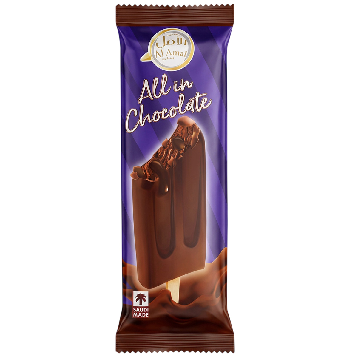 Al Amal Chocolate Flavored Ice-Cream Stick 55ml