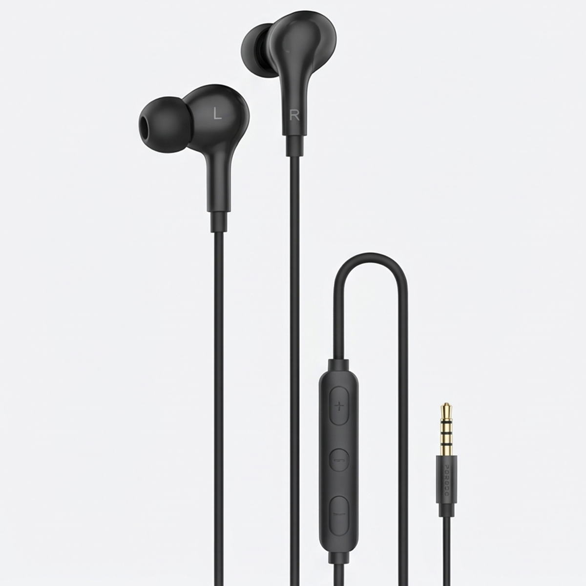 Porodo Wired Earphones With In-Line Controls 3.5mm