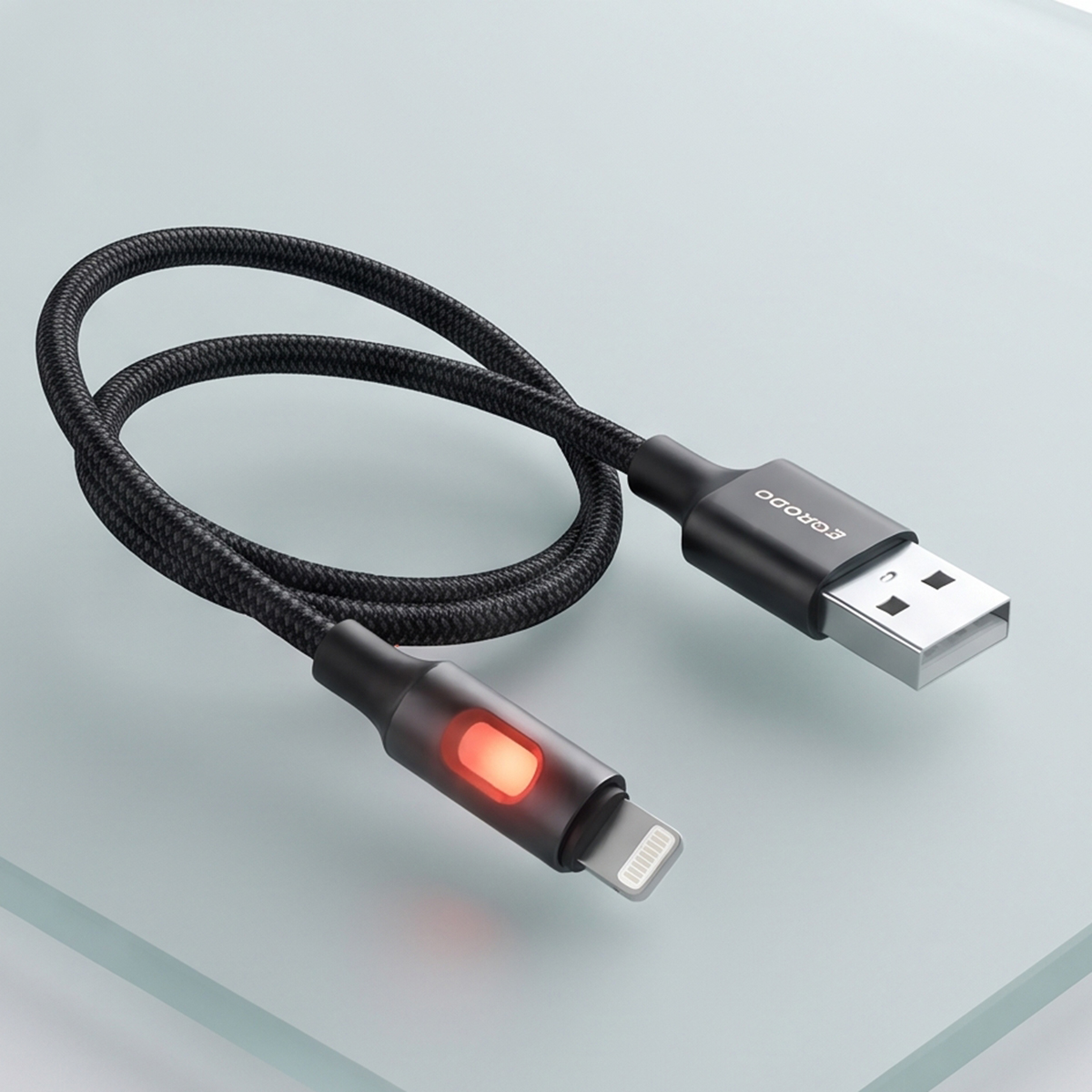 Porodo iPhone Charging Cable With Led Indicator